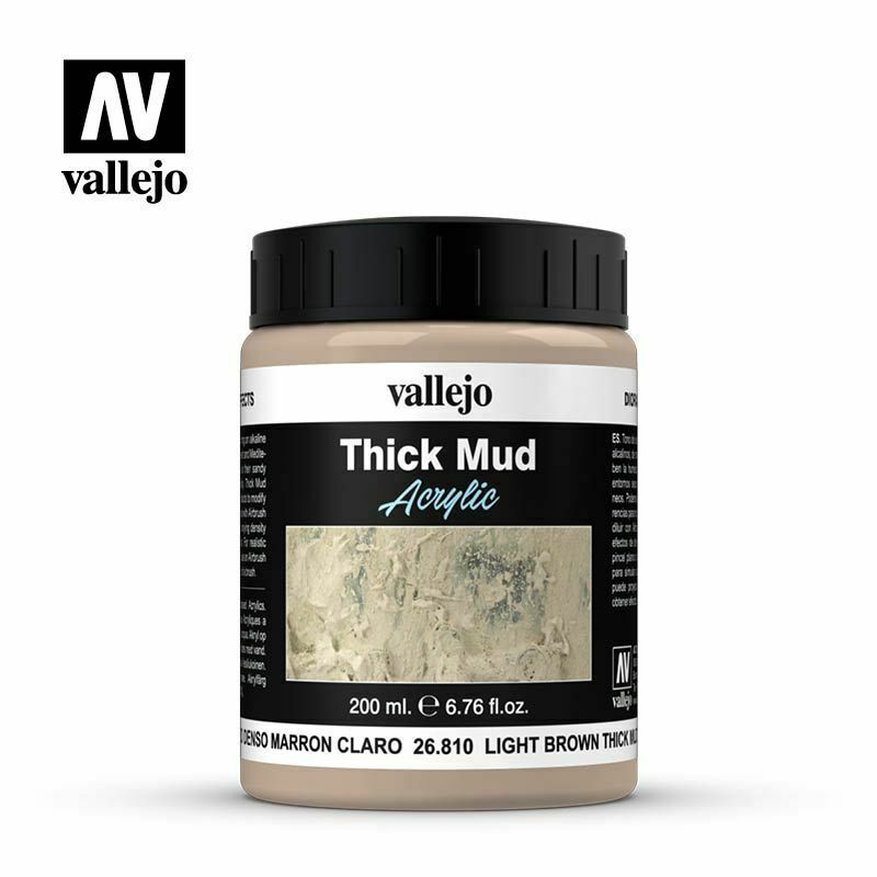 26.810 Acrylic Thick Mud 200 ml Light Brown | GrognardGamesBatavia