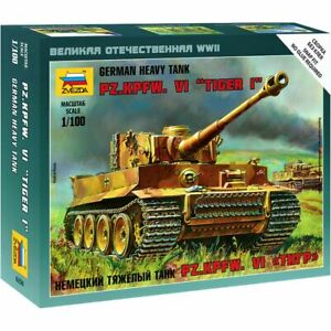 Zvezda 1/100 Pz.Kpfw. VI "Tiger I" German Heavy Tank | GrognardGamesBatavia