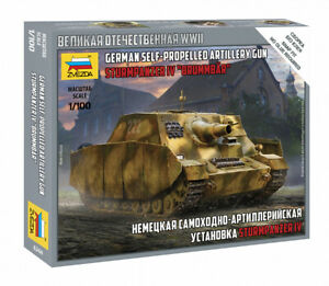 Zvezda 1/100 Sturmpanzer IV "Brummbar" German Self-Propelled Artillery Gun | GrognardGamesBatavia