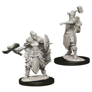 WizKids 737033 NMM Female Half-Orc Barbarian | GrognardGamesBatavia