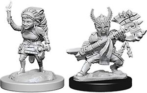 WizKids 733875 Halfling Fighter Female | GrognardGamesBatavia