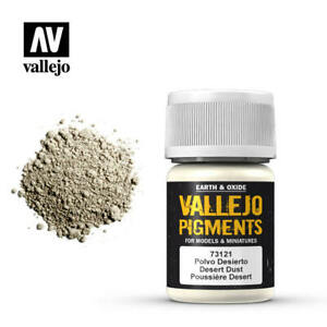 Vallejo Pigments Earth And Oxide Desert Dust 73.121 | GrognardGamesBatavia