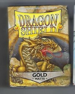 Dragon Shield Matte Gold | GrognardGamesBatavia