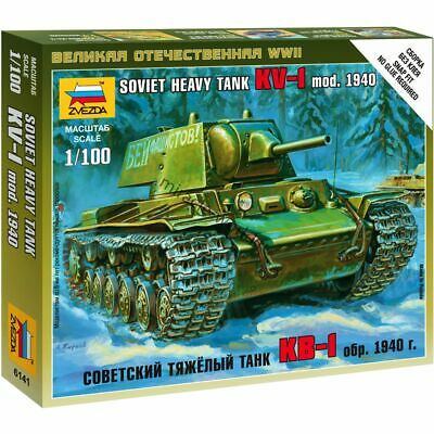 Zvezda 1/100 KV-1 (Mod. 1940) w/ L-11 Gun | GrognardGamesBatavia