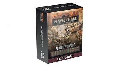 Fortress Europe: British Unit Cards | GrognardGamesBatavia