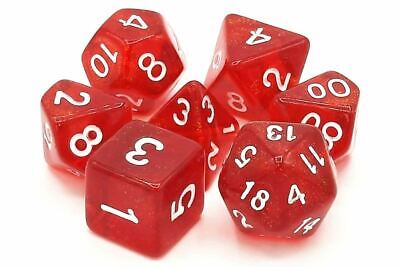 Galaxy Dice - Red Shimmer | GrognardGamesBatavia