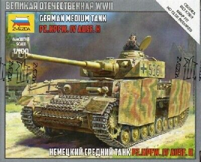 Zvezda 1/100 Pz.Kpfw. IV Ausf. H German Medium Tank | GrognardGamesBatavia