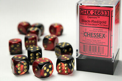 CHX26633 Gemini Black/Red/Gold | GrognardGamesBatavia