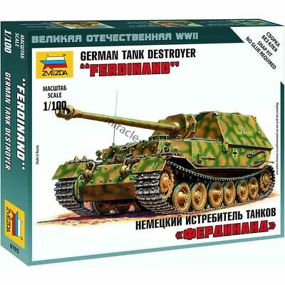 Zvezda 1/100 'Ferdinand" German Tank Destroyer | GrognardGamesBatavia