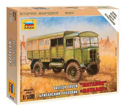 Zvezda 1/100 "Matador" British Truck | GrognardGamesBatavia