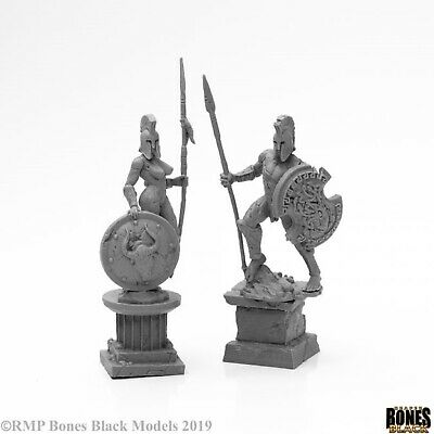 Reaper Bones Black 44127  Living Statues (stone) (2) | GrognardGamesBatavia