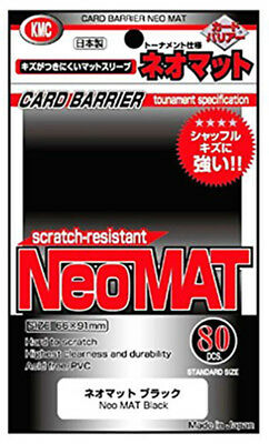 KMC 80ct Neo Mat Black | GrognardGamesBatavia