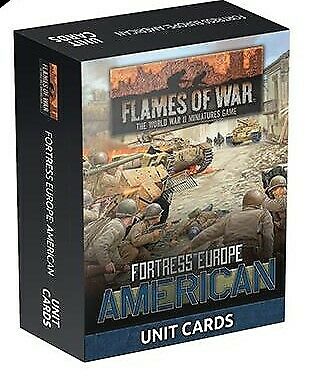 Fortress Europe American Unit Cards | GrognardGamesBatavia