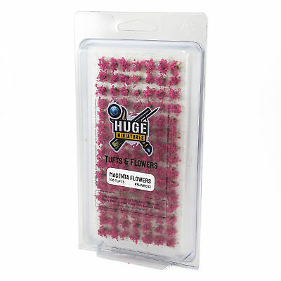 Huge Miniatures Magenta Flowers | GrognardGamesBatavia