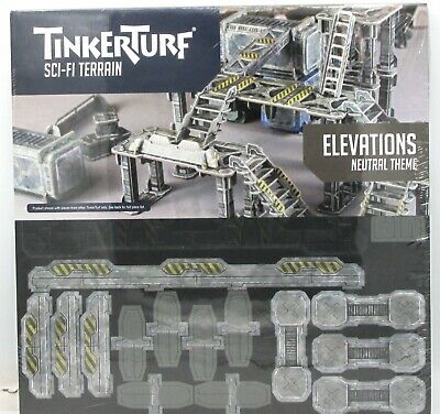 TinkerTurf Sci-fi Elevations Neutral Theme | GrognardGamesBatavia