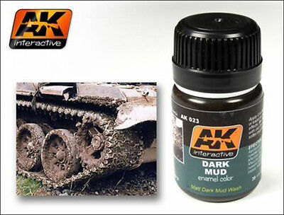 AK interactive Dark Mud Enamel Color | GrognardGamesBatavia