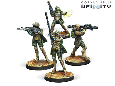 Infinity Hassassin Govads 4-Pack | GrognardGamesBatavia