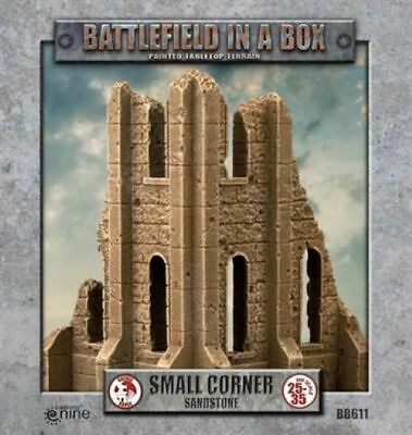 BB611 Battlefield In A Box Small Corner (Sandstone) | GrognardGamesBatavia
