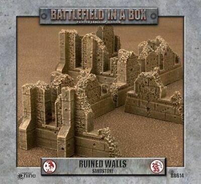BB614 Ruined Wall (Sandstone) | GrognardGamesBatavia