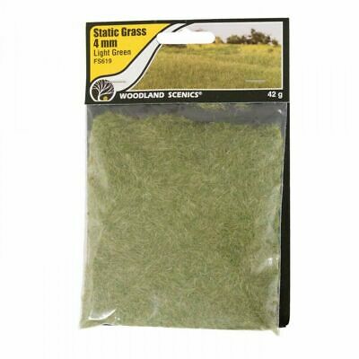 Woodland Scenics Static Grass 4mm Light Green | GrognardGamesBatavia