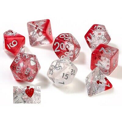 Sirius Dice Hearts 7 Die Set | GrognardGamesBatavia