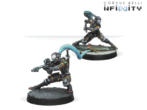 Infinity Ninjas w/Multi-sniper and hacker | GrognardGamesBatavia