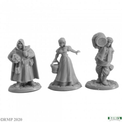 Bones 77737 Townsfolk 3 (3) | GrognardGamesBatavia