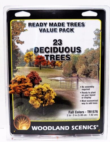 Woodland Scenics Ready Made Trees Deciduous (23) Fall Colors | GrognardGamesBatavia