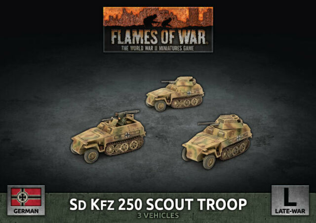 Sd Kfz 250 Scout Troop | GrognardGamesBatavia