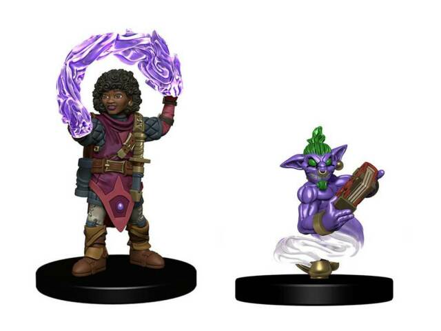 WizKids 733233 Girl Wizard & Genie | GrognardGamesBatavia