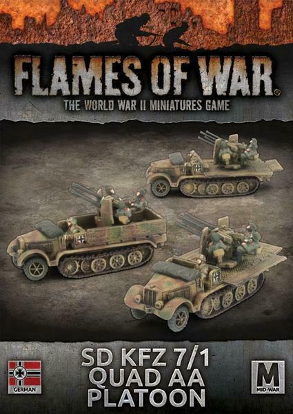 Sk Kfz 7/1 quad AA platoon | GrognardGamesBatavia