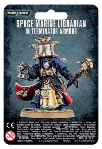 Space Marines Librarian in Terminator Armor (Web) | GrognardGamesBatavia