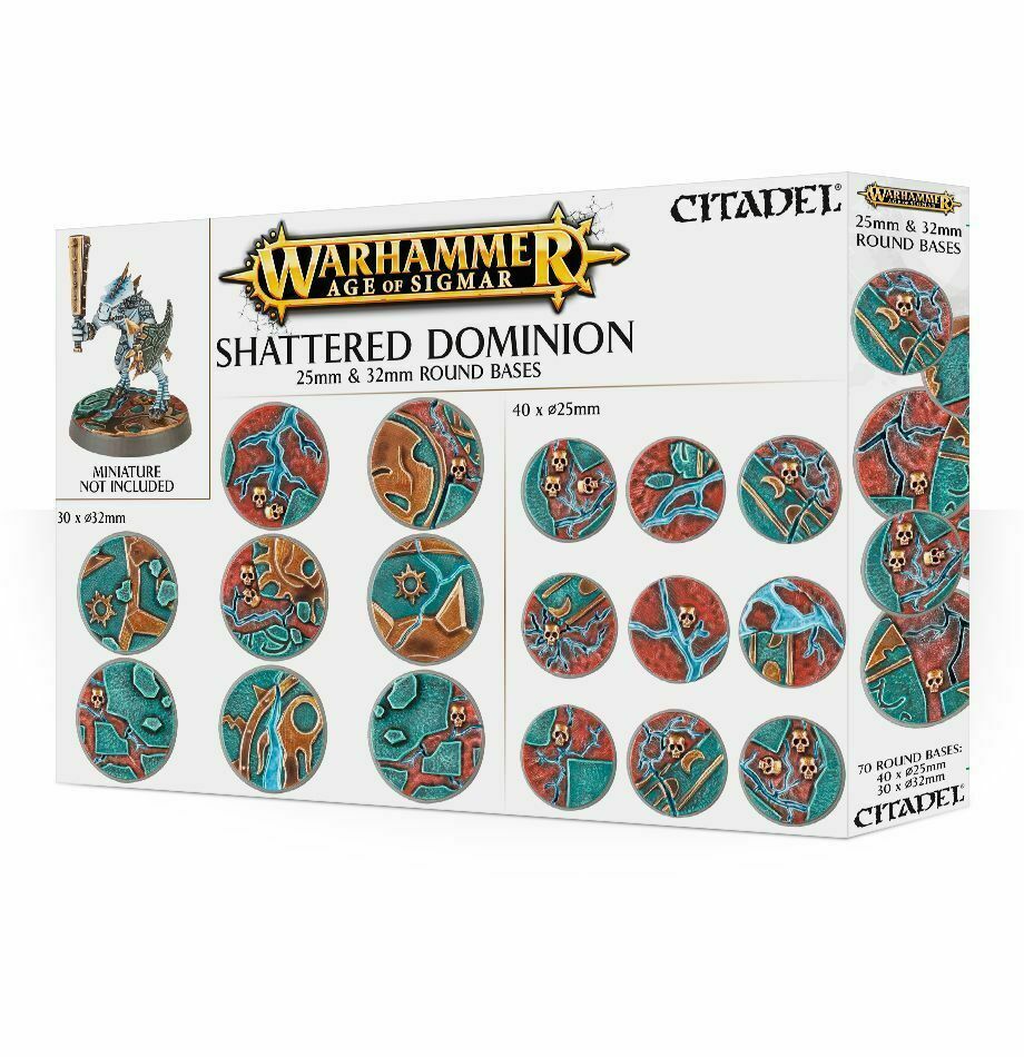 Age of Sigmar Shattered Dominion 32mm and 25mm Bases | GrognardGamesBatavia