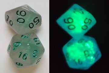 Sirius Frosted Glowworm 7 Dice-set | GrognardGamesBatavia