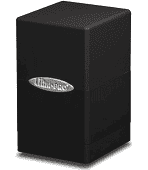 Ultra Pro Satin Tower Deck Box - Black | GrognardGamesBatavia