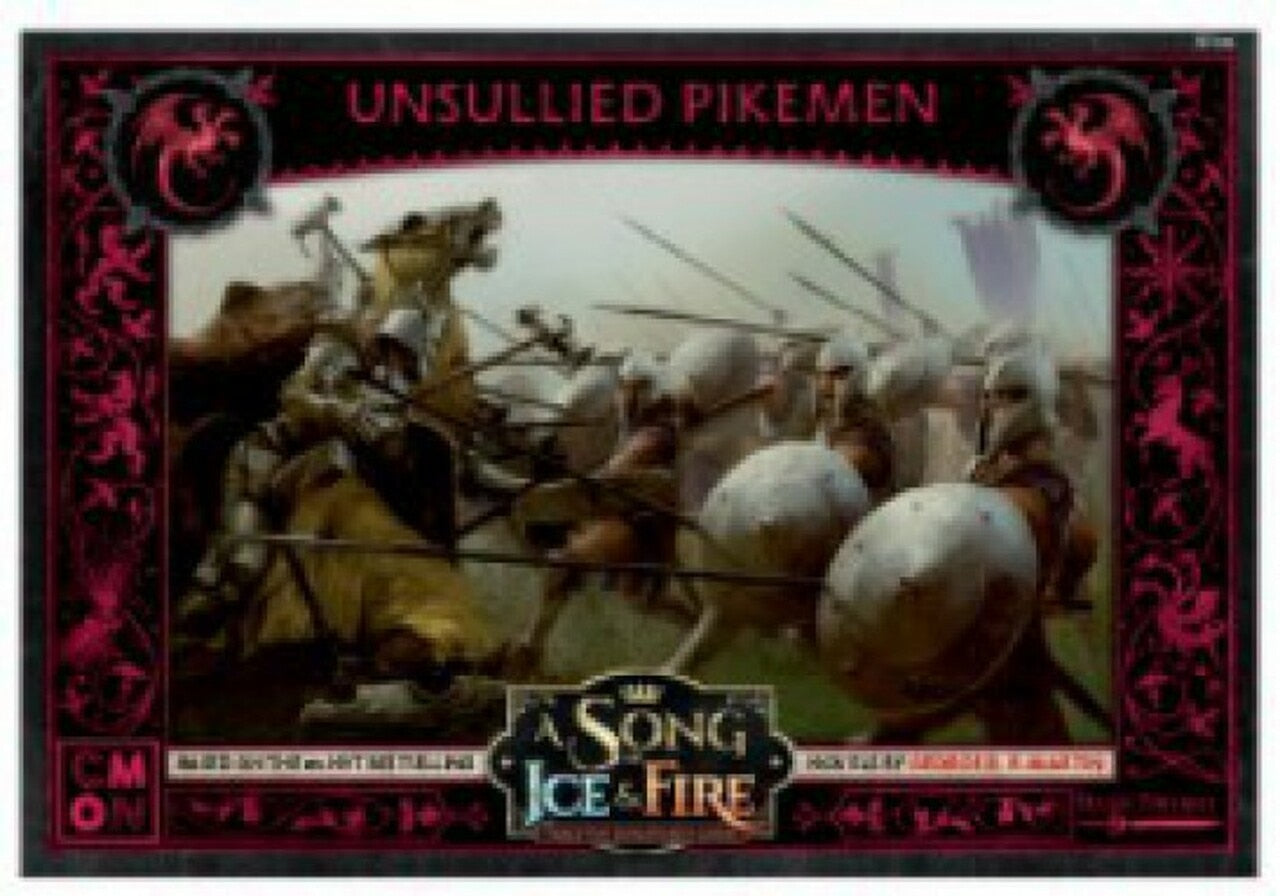 SIF606 A Song of Ice & Fire: Targaryen Unsullied Pikemen | GrognardGamesBatavia