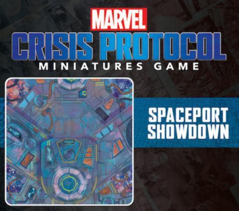 CA 03 Marvel Crisis Protocol: Game Mat Spaceport Showdown | GrognardGamesBatavia