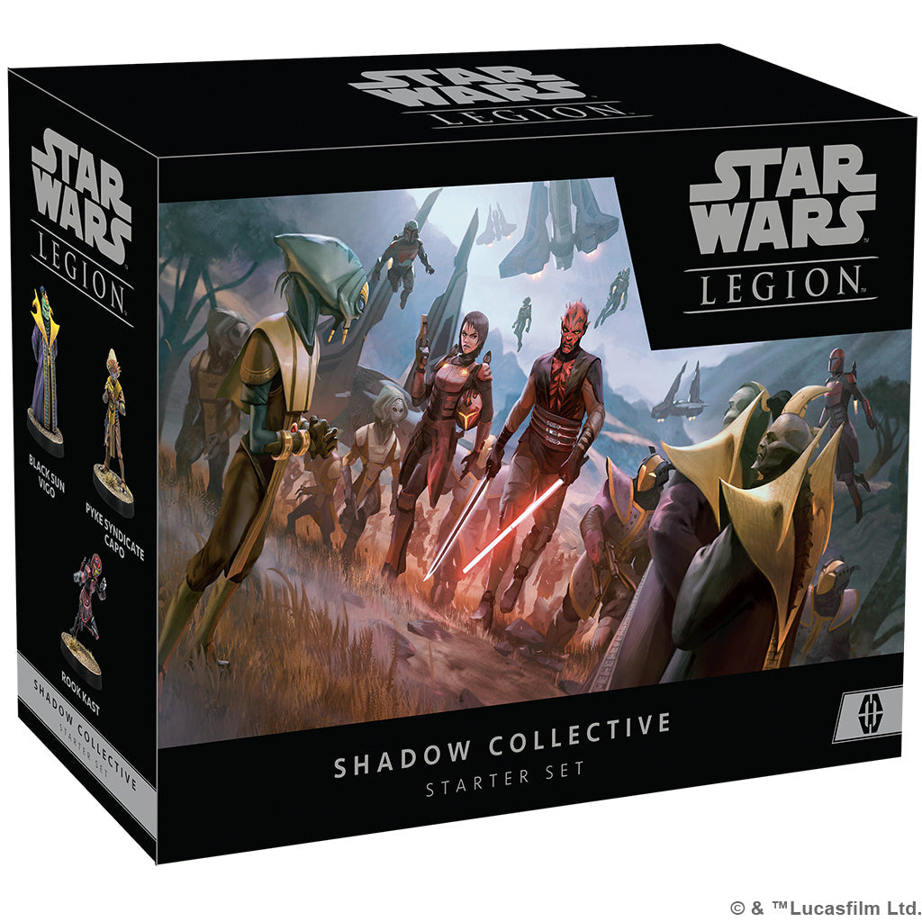 SWL90EN Star Wars Legion: SHADOW COLLECTIVE MERCENARY STARTER | GrognardGamesBatavia