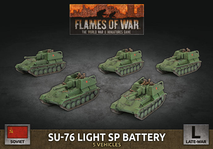 SU-76 Light SP Battery | GrognardGamesBatavia
