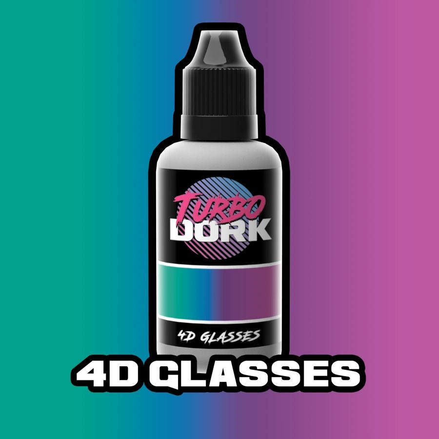 Turbo Dork Metallic Paint 4d Glasses | GrognardGamesBatavia