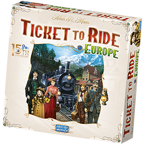 Ticket to Ride Europe: 15th Anniversary | GrognardGamesBatavia