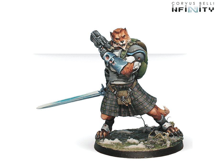 Tearlach McMurrough (2 Chain Rifle, Templar CCW) | GrognardGamesBatavia