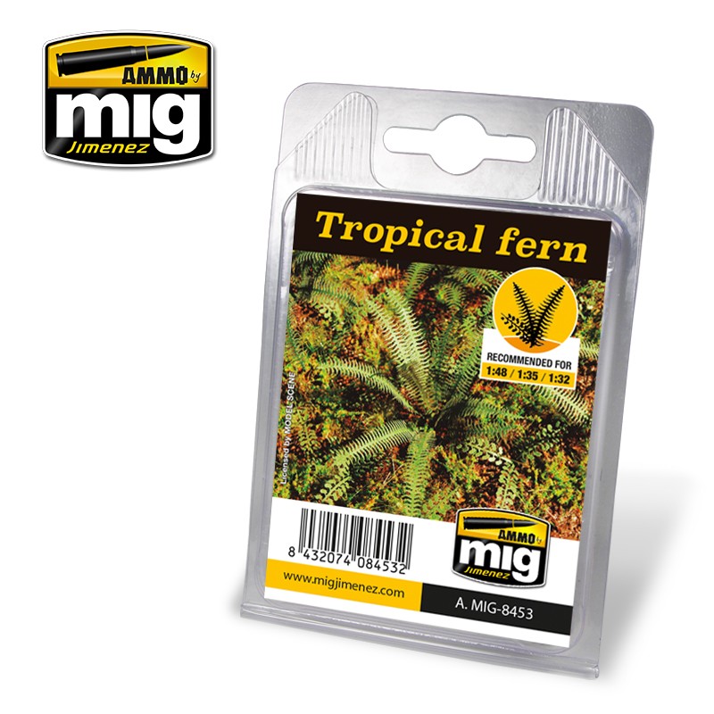 Ammo: Laser Cut Plants-Tropical Fern | GrognardGamesBatavia