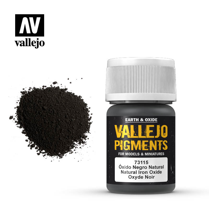 Vallejo Pigments Earth And Oxide Natural Iron Oxide 73.115 | GrognardGamesBatavia