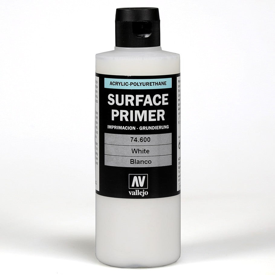 Vallejo Surface Primer 200ml (White) | GrognardGamesBatavia