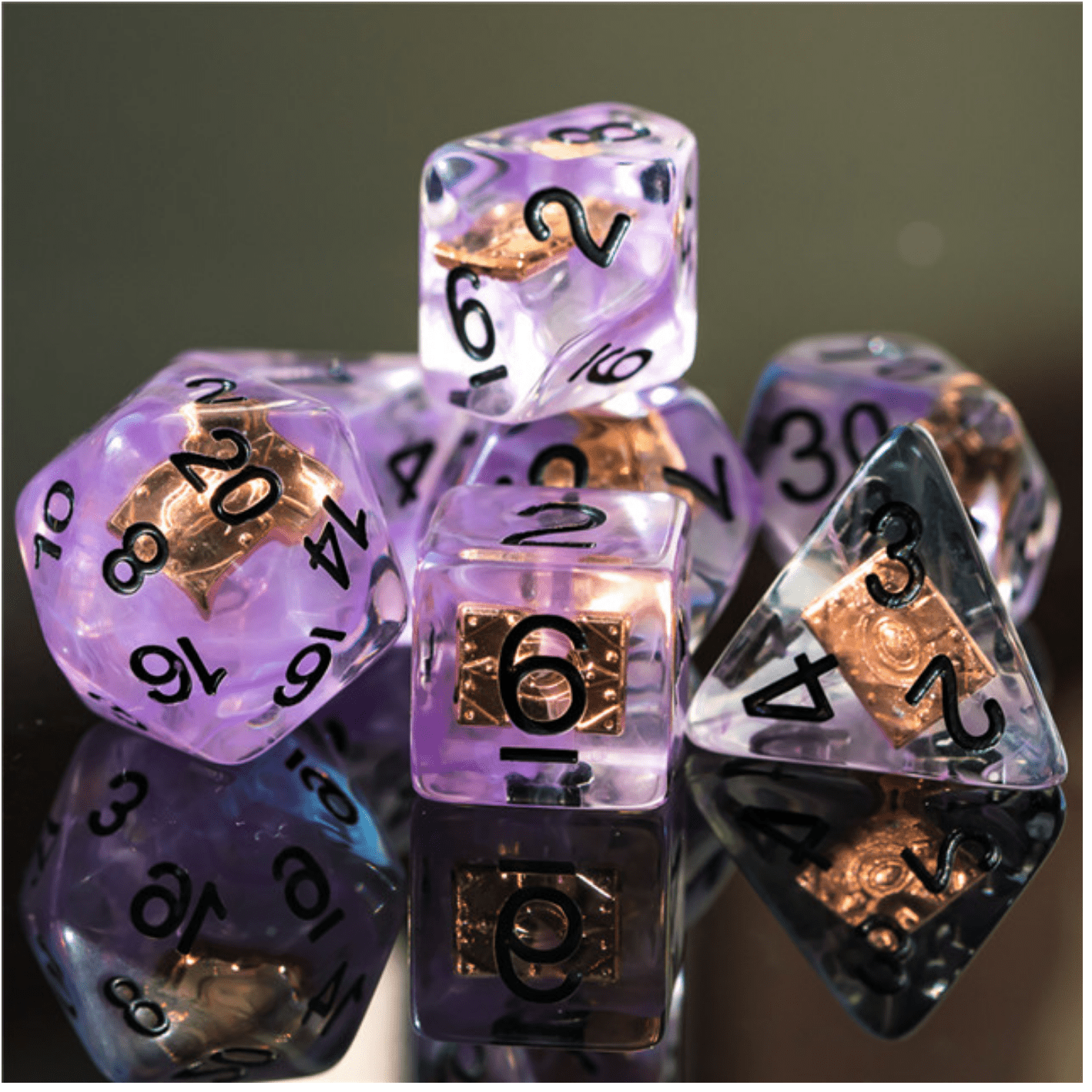 Foam Brain Games Warlock's Eldritch Tome RPG Dice Set | GrognardGamesBatavia