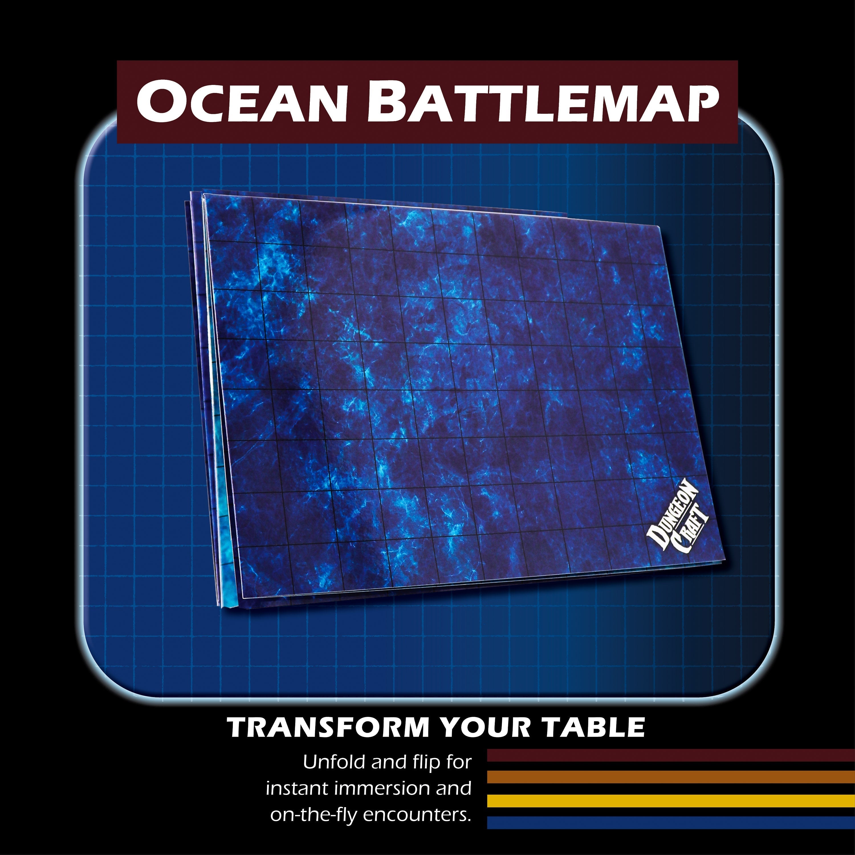 Dungeon Craft Battle Maps: Ocean Pack | GrognardGamesBatavia