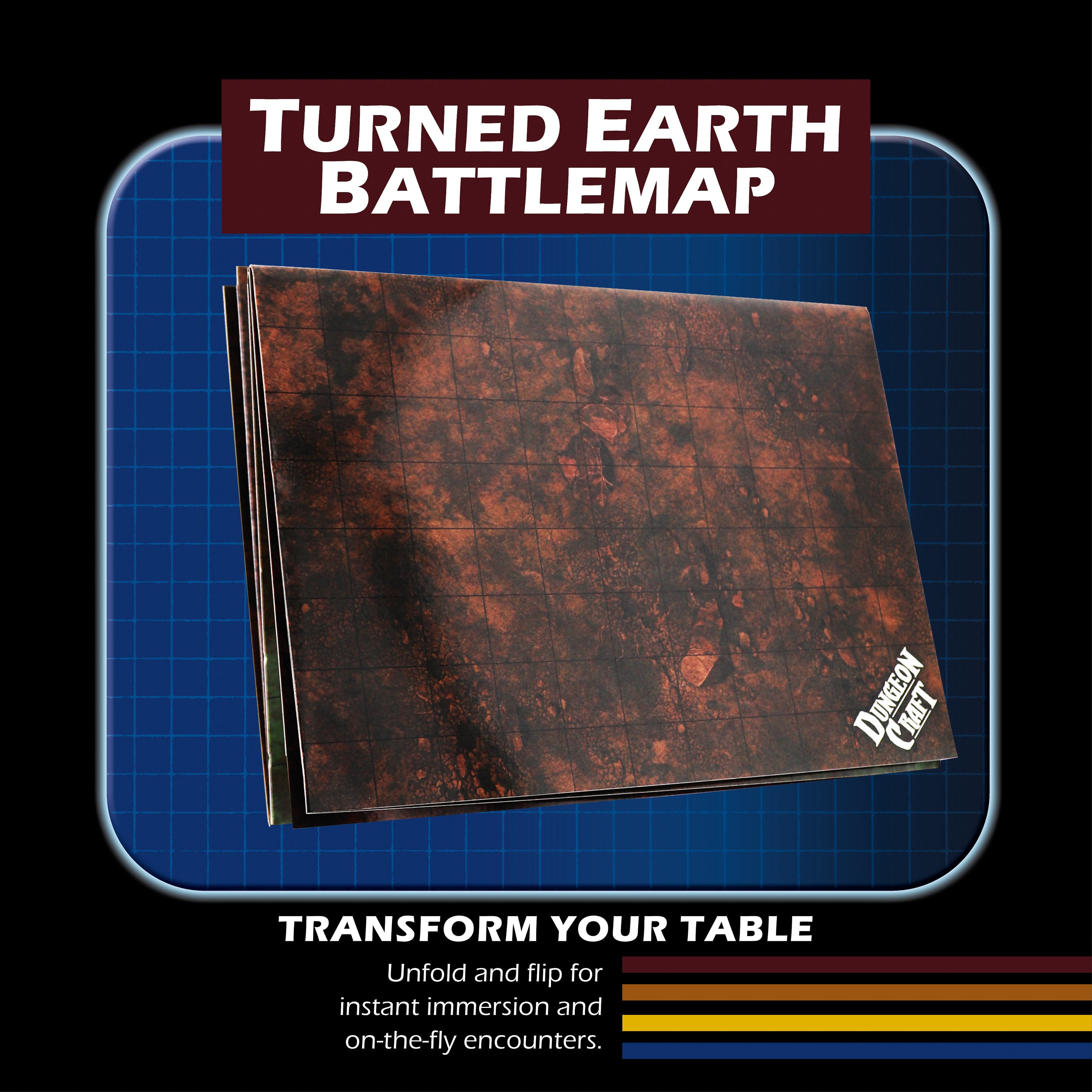 Dungeon Craft Battle Maps: Turned Earth Pack | GrognardGamesBatavia