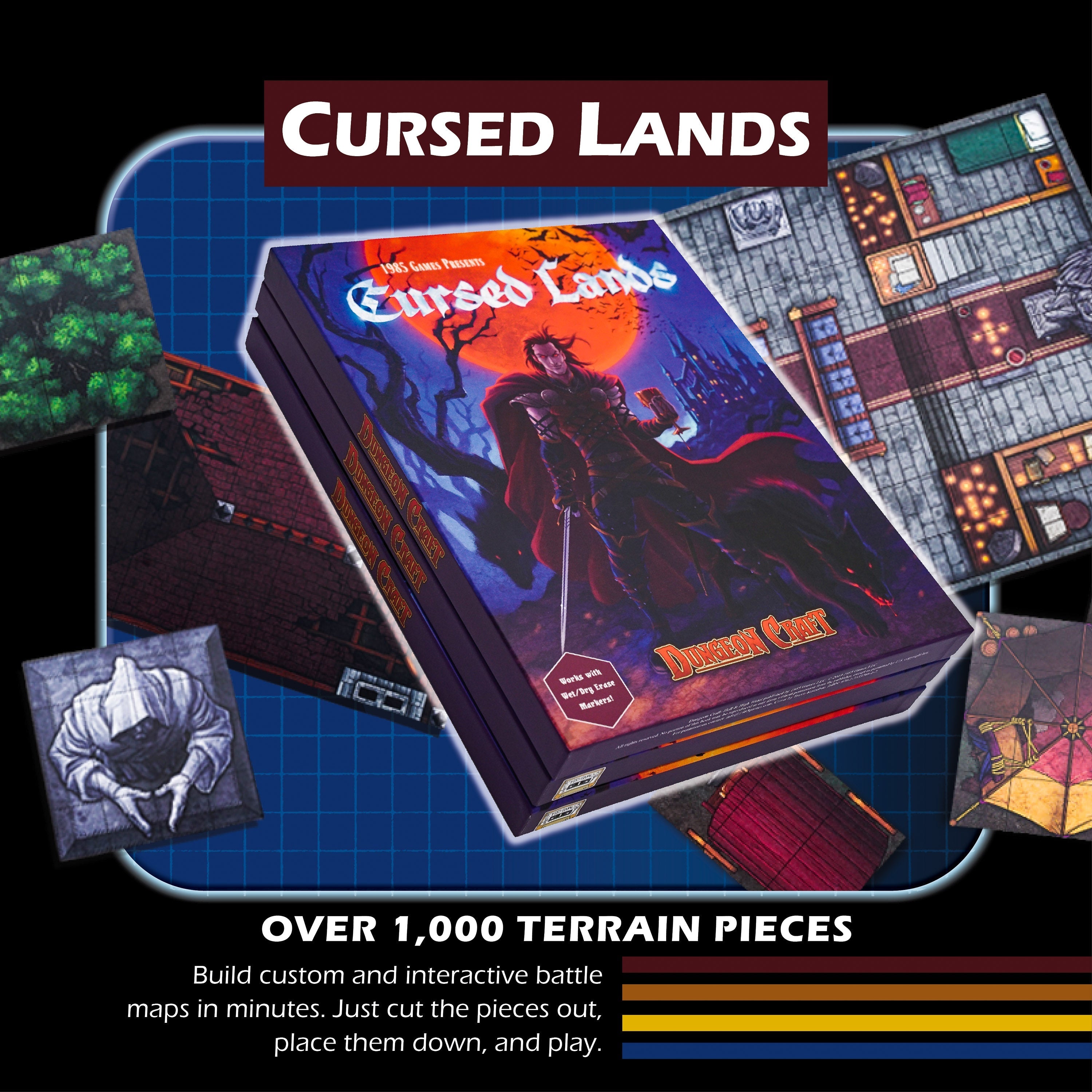 Dungeon Craft Map Packs: Cursed Lands | GrognardGamesBatavia