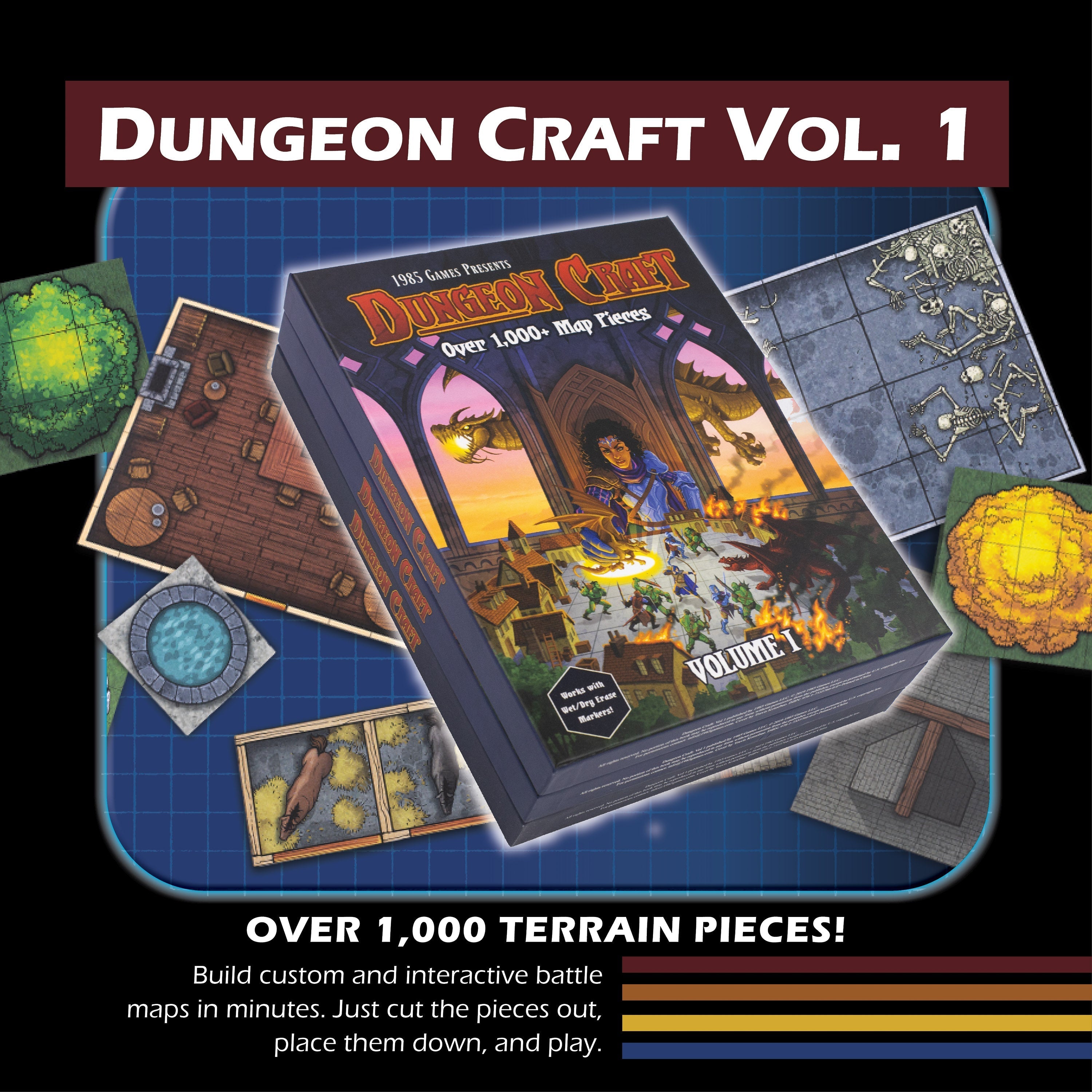 Dungeon Craft Map Packs: Volume 1 | GrognardGamesBatavia